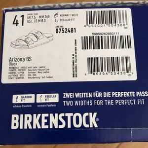 Birkenstock Arizona Oiled Leather SFB US Size 8
